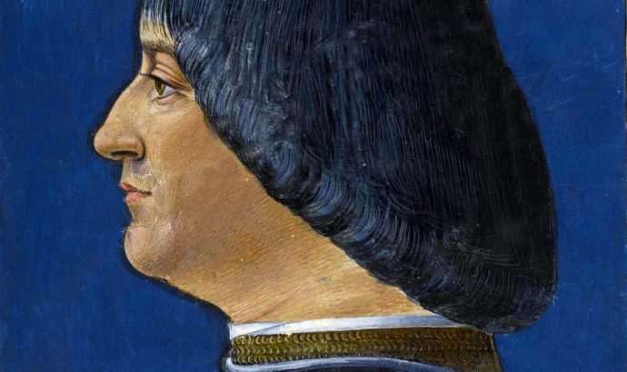 Ludovic le More, miniature de Giovanni Ambrogio de Predis / domaine public