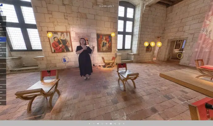 La Visite virtuelle du Logis royal de Loches